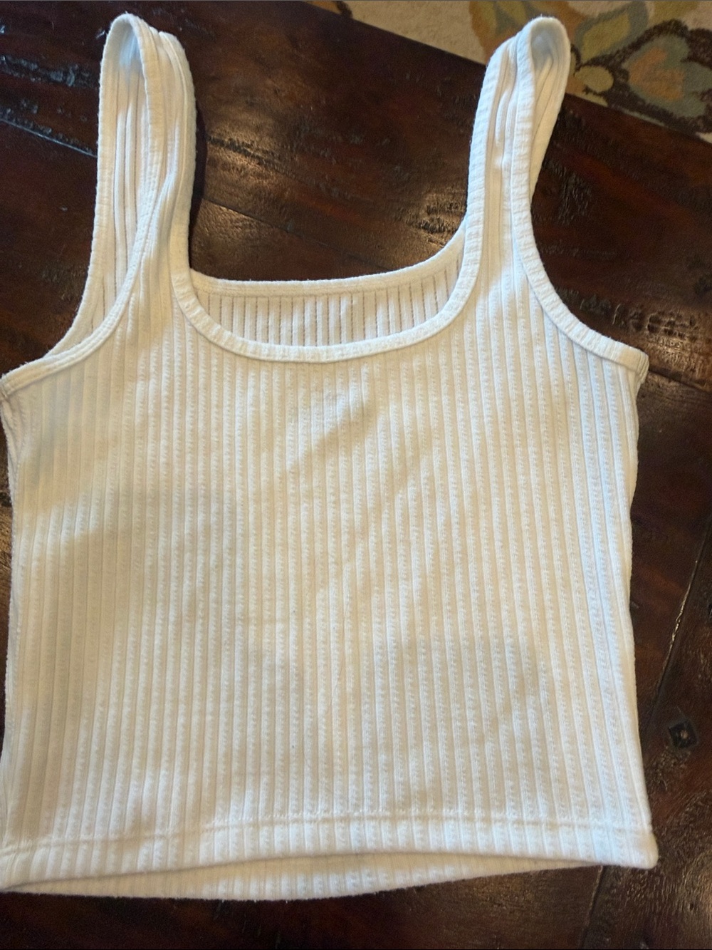 Hollister White Ribbed Tank - Picture 3 of 3